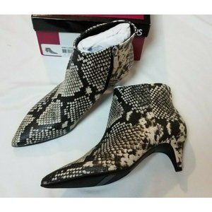 Circus By Sam Edelman Sz. 5.5M Kirby Cashmere Snake Print Heeled Bootie NEW